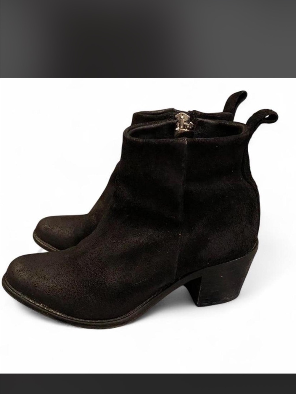 Diesel Pinky Oiled Suede Ankle Boots